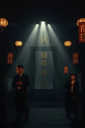 《长夜将明》画面,黎明前的天际线与路灯